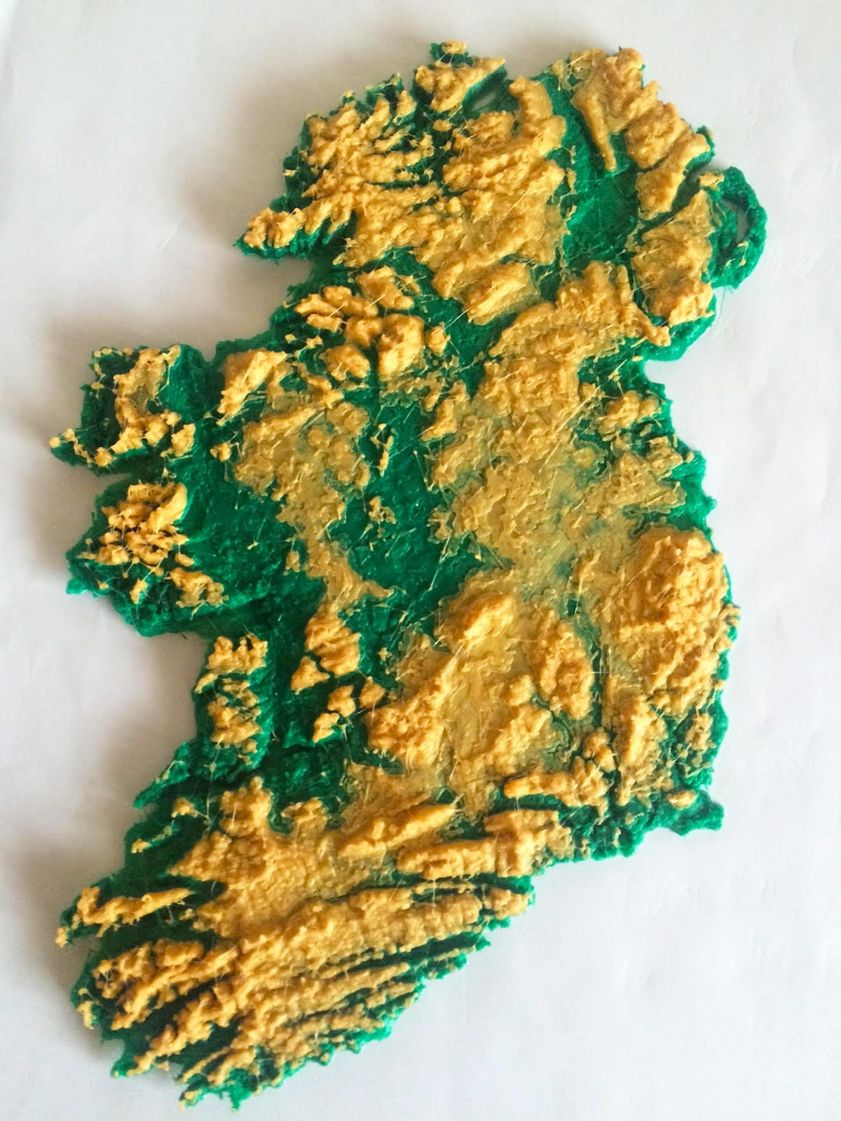 mapa ng 3d na mapa ng ireland