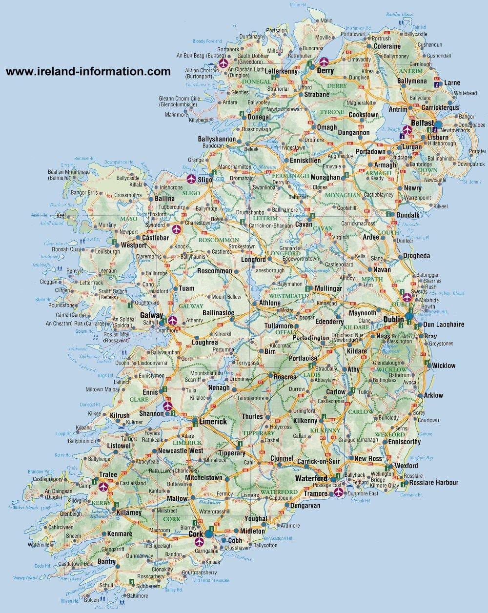 mapa ng blackrock ireland