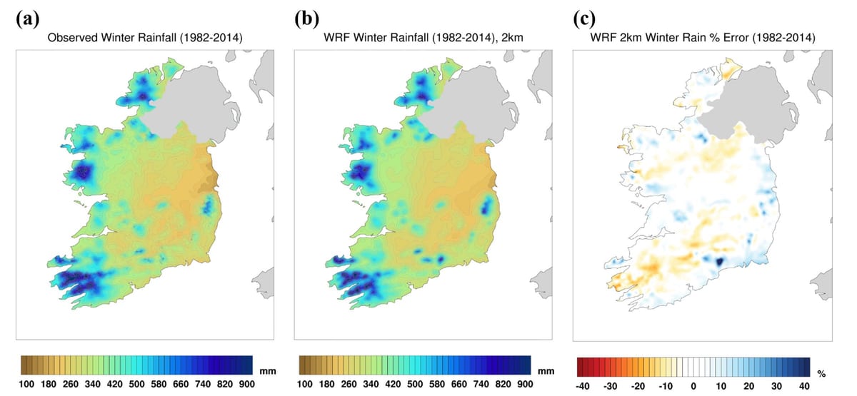 mapa ng ireland klima