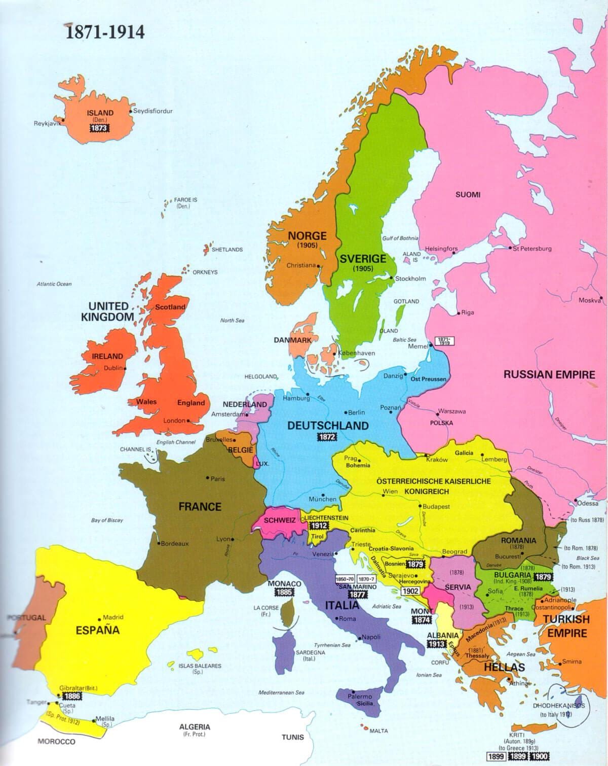 mapa ng ireland at europa