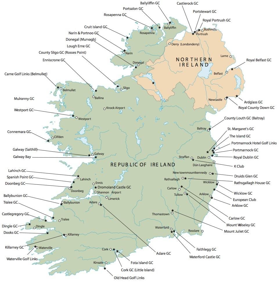 pinakamahusay na mapa ng ireland