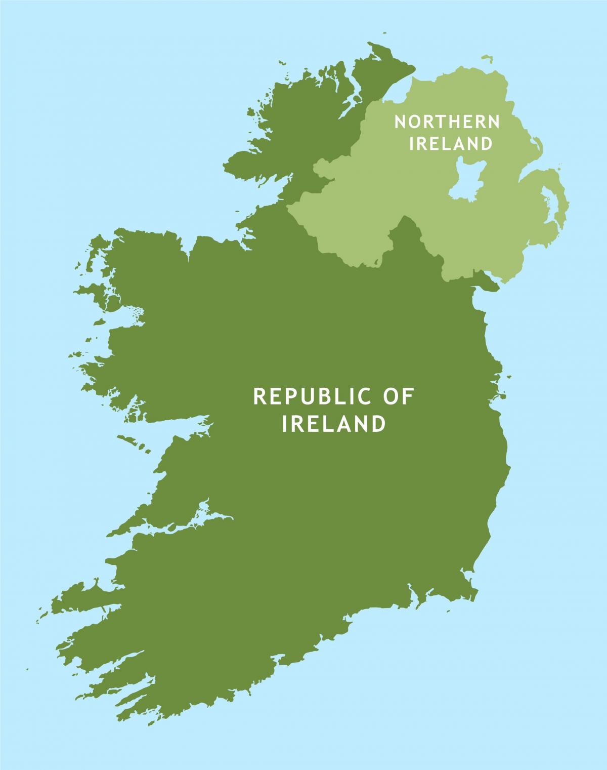mapa ng daan ng republika ng ireland