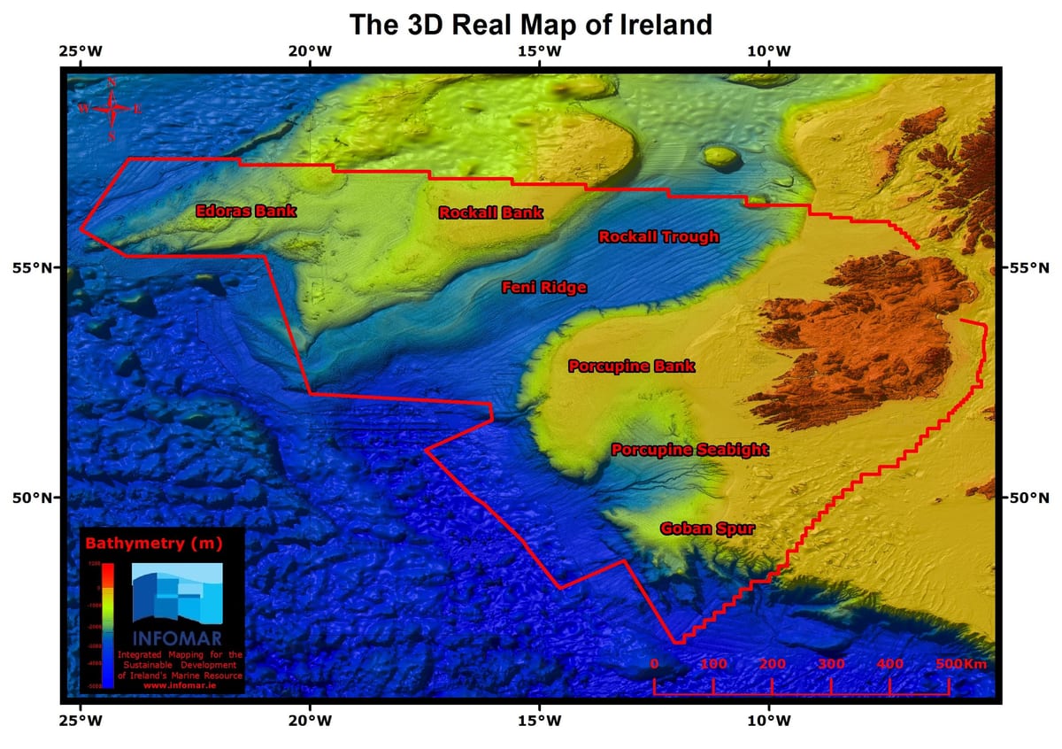 ang tunay na mapa ng ireland