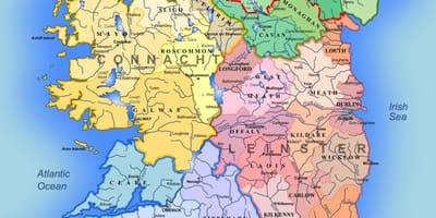 Mapa ng ilog ng ireland mapa para sa mga bata