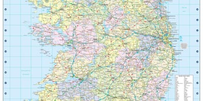 Mapa ng distansya sa mapa ireland