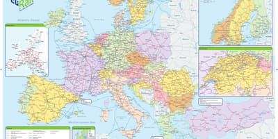 Mapa ng eurail ireland