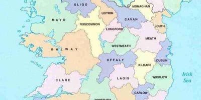 Mapa ng ireland sa b&b