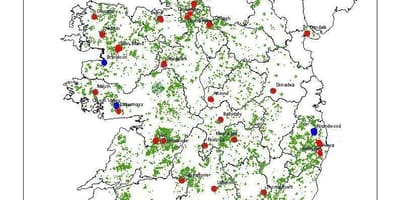 Mapa ng ireland sa gubat