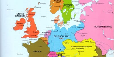 Mapa ng ireland at europa