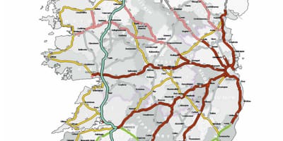 Mapa ng ireland sa 2016