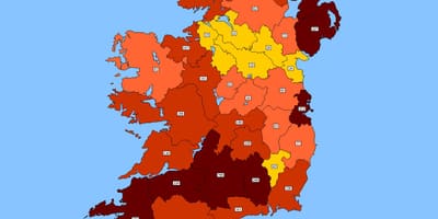 Mapa ng ireland postcode