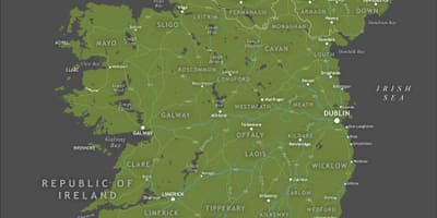 Rep ng ireland mapa