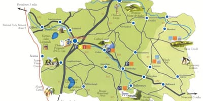 Mapa co down sa northern ireland
