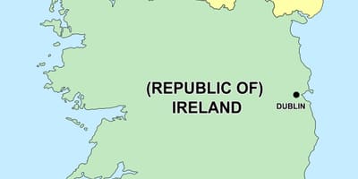  mapa ng hilagang ireland at republika ng ireland