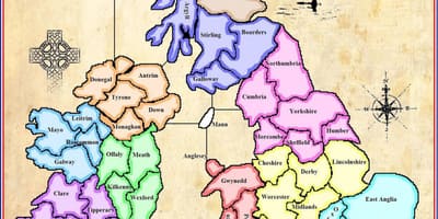 Mapa ng mapa ng ireland laro