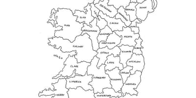 I-Print ang mga mapa ng ireland