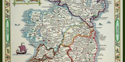 Mapa ng medyebal ireland