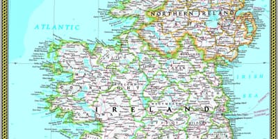 Mapa ng national geographic mapa ng ireland