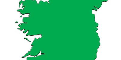 Mapa ng ireland template