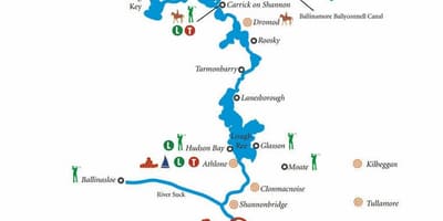 Mapa ng river shannon mapa ireland