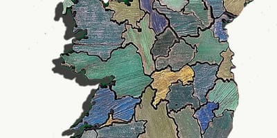 Mapa ng mga kahoy na mga mapa ng ireland