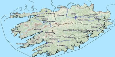 Detalyadong mga mapa ng timog kanluran ng ireland